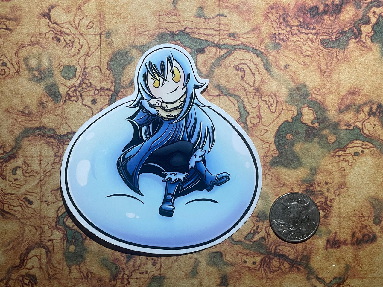 Rimuru Tempest Sticker by MonaToraDraws on DeviantArt