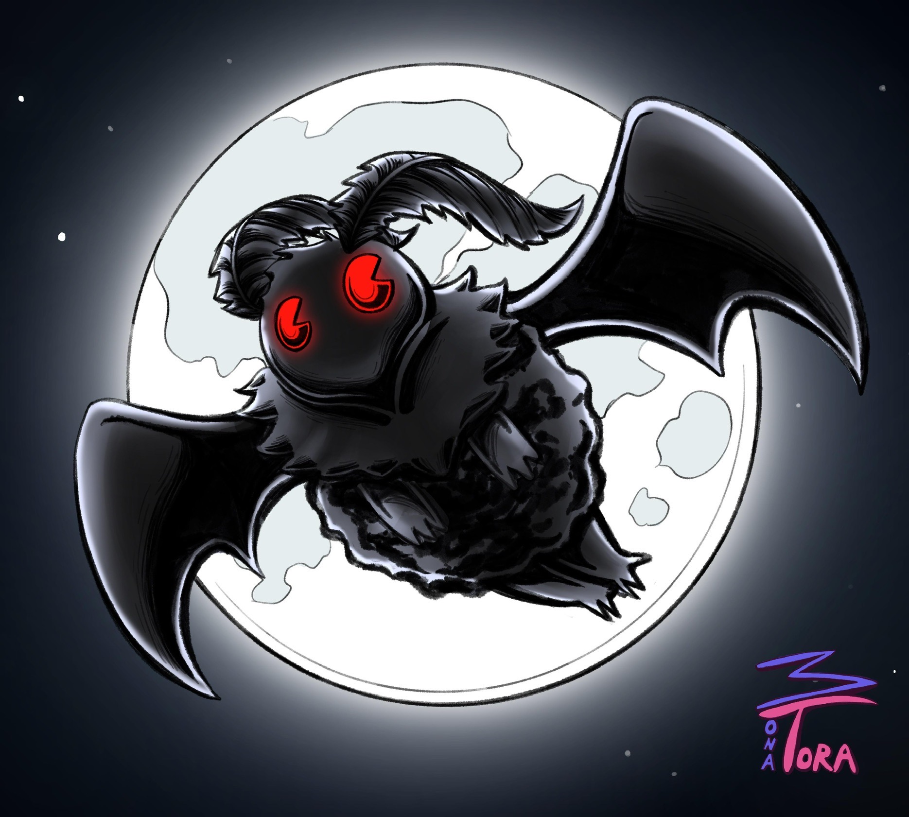 Mothman by MonaToraDraws on DeviantArt