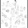 Minecraft Grande Jatte Development Sketches