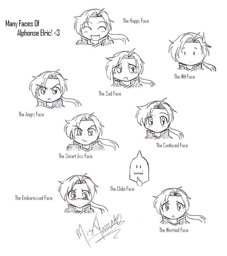 Many Faces of Alphonse Elric