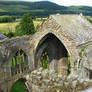 Scotland, Melrose Abbey above