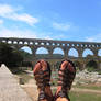 Provence - Pont du Gard sandals