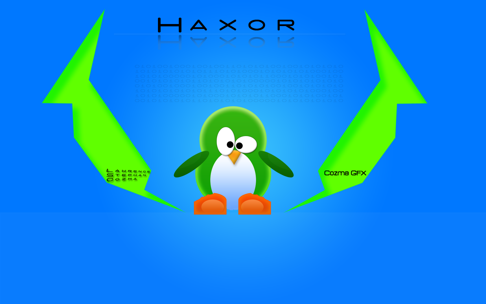 Linux Penguin Wallpaper by Cozmanator on DeviantArt