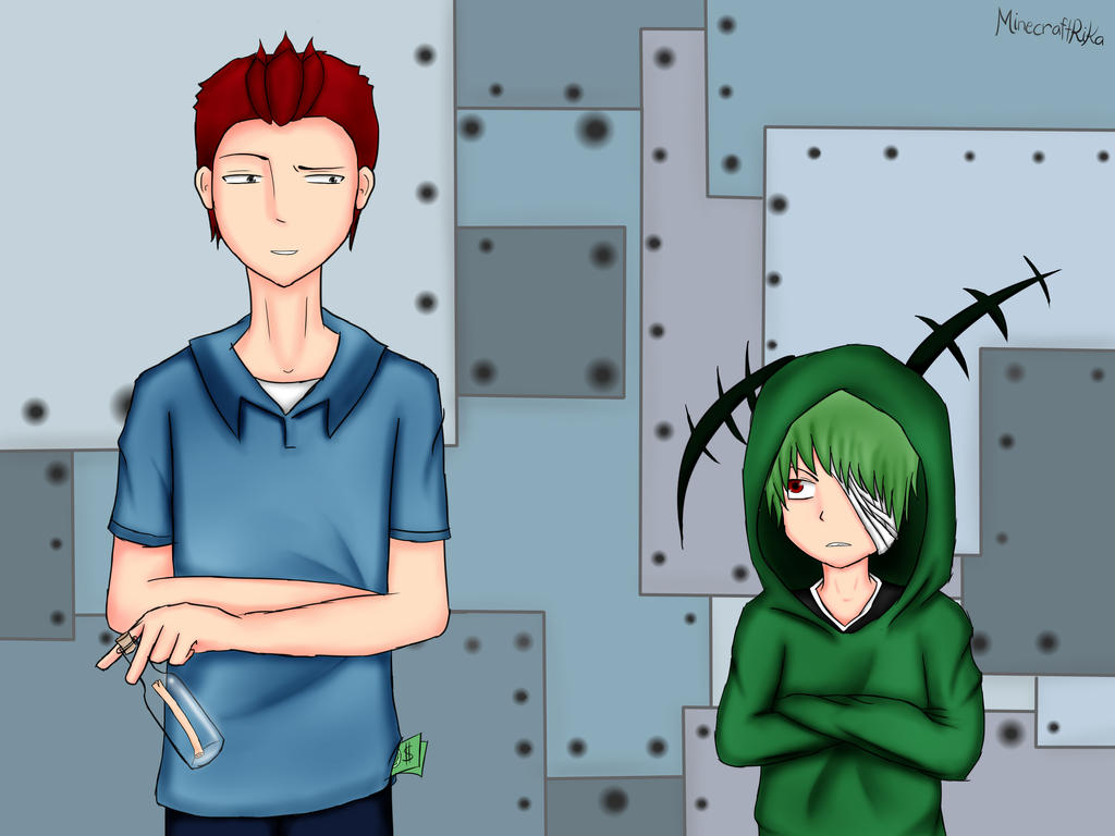 Mr Krabs and Plankton (Anime) by MinecraftRiKa on DeviantArt