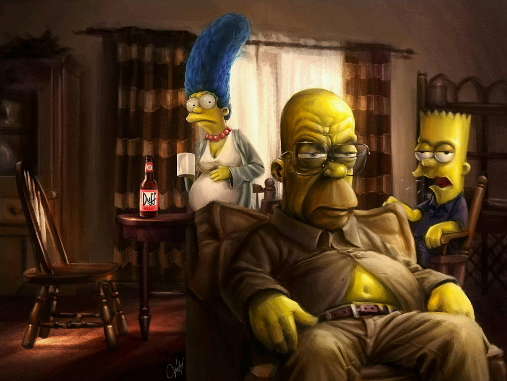 Simpsons Desolate The Simpsons by L00U on DeviantArt