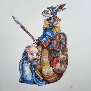 Viking Hare Riding Elder Snail