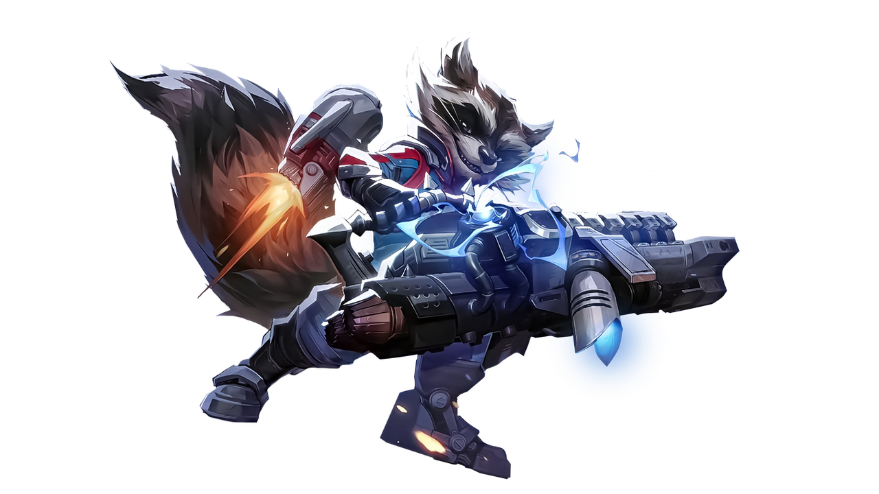 Rocket Raccoon Rivals Design Rocket Raccoon Marvel Rivals Render PNG by WOLVESDZN on DeviantArt
