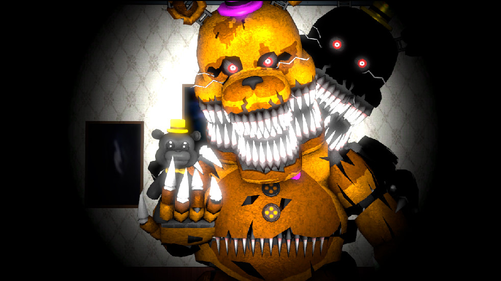 FnaF4 - Nightmare Fredbear  Nightmare, Fnaf, Five nights at freddy's