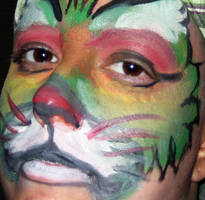 Painted Face Cat