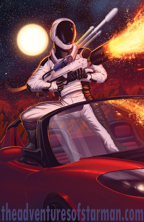 Starman Arrives on Mars
