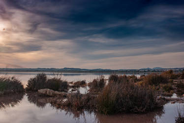 Calm lake in Spain