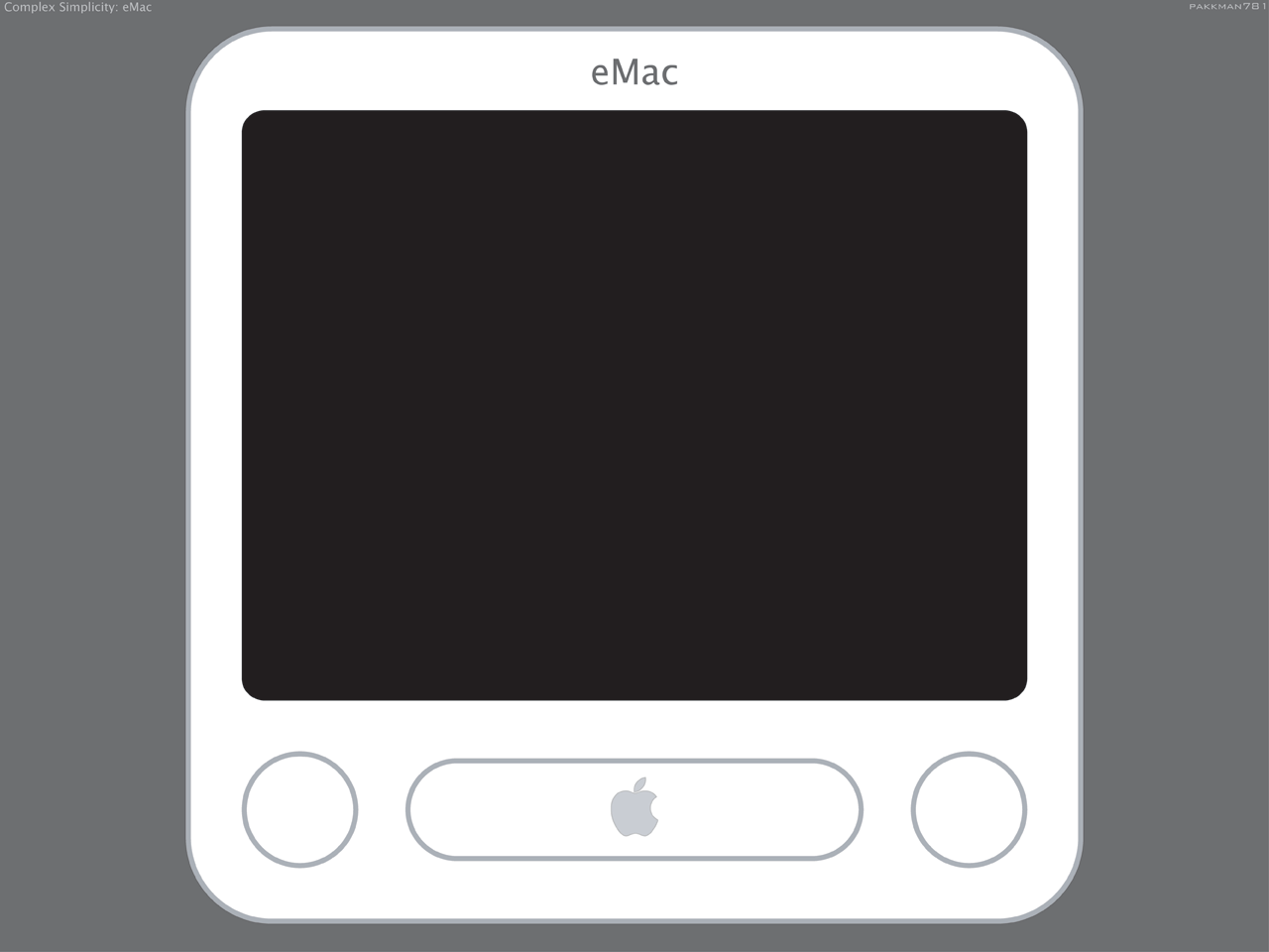 Complex Simplicity: eMac by pakkman781
