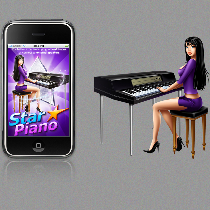 star piano for iphone game