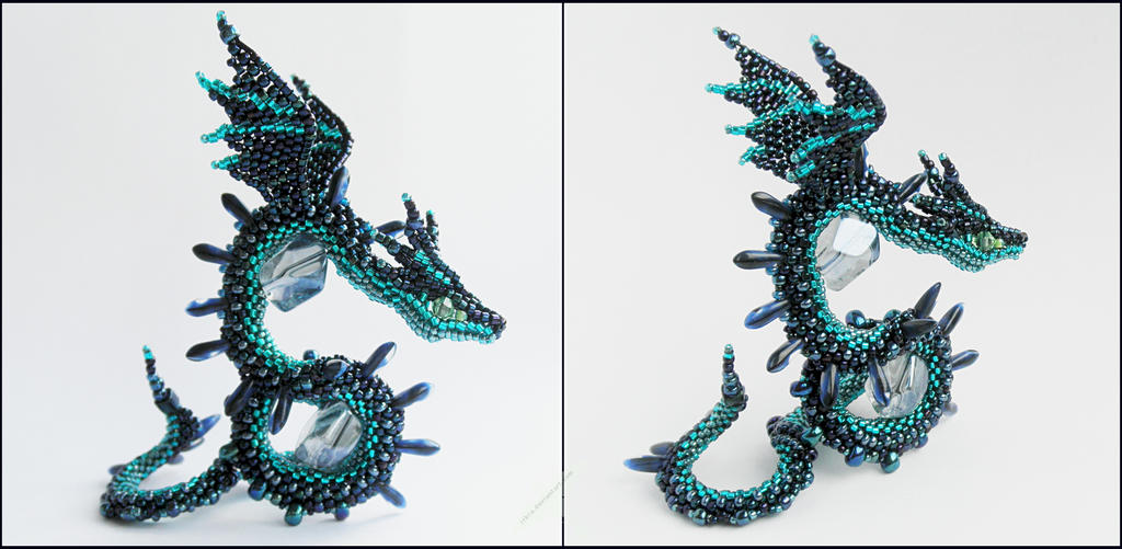 Blue dragonsnake by Rrkra