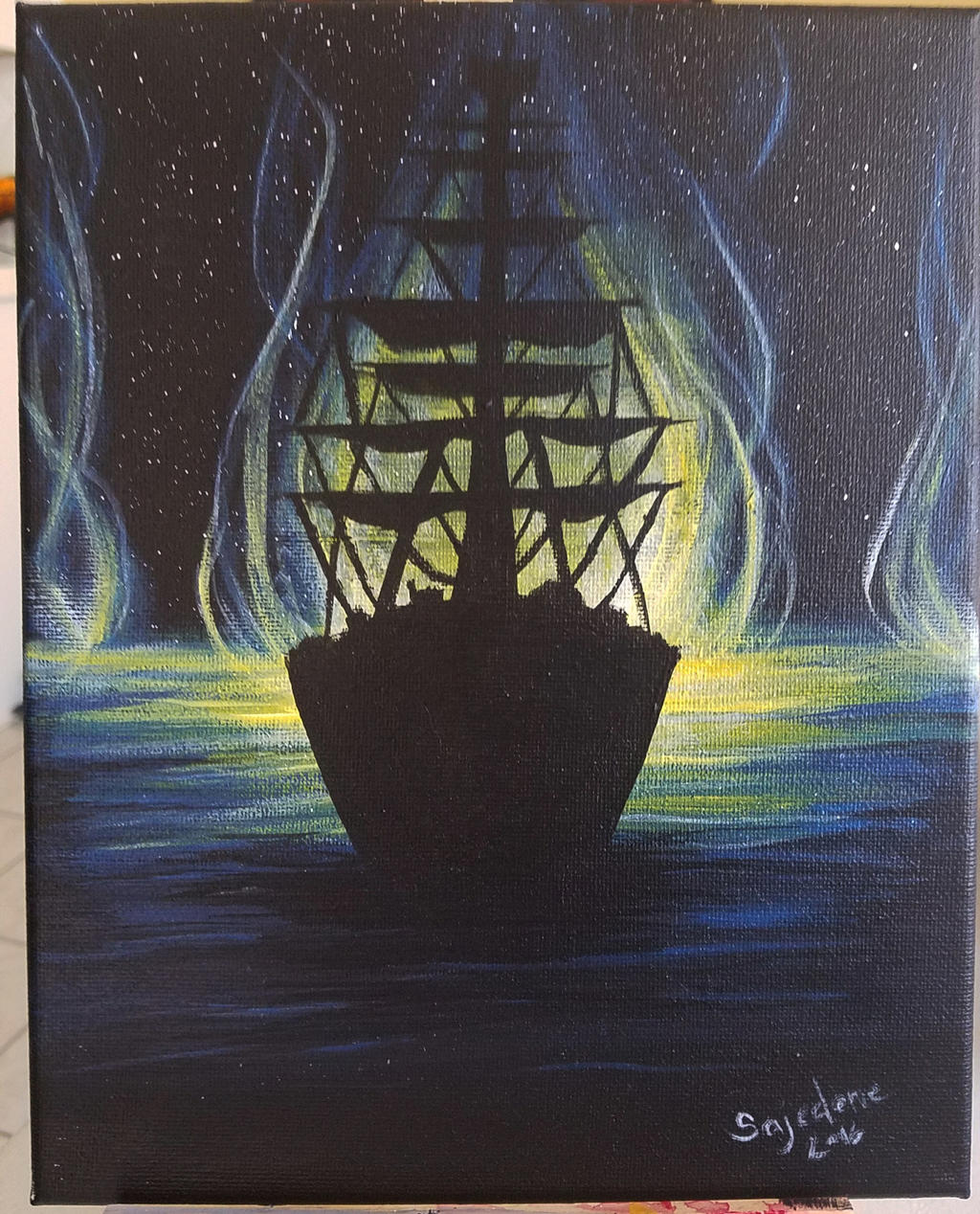 Into the Light - Acrylic Painting