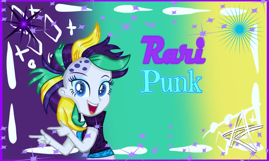 Punk Rarity Screencap MLP Punk Rarity EG (WBG) by SpeedPaintJayvee12 on DeviantArt