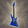 Sharp Blue S7 - Seven-String Electric