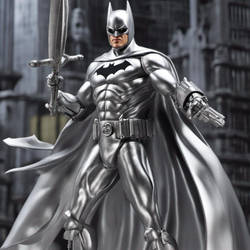 Batman Silver Knight Surreal Pic