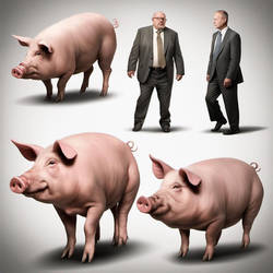 Man Pig Evolution