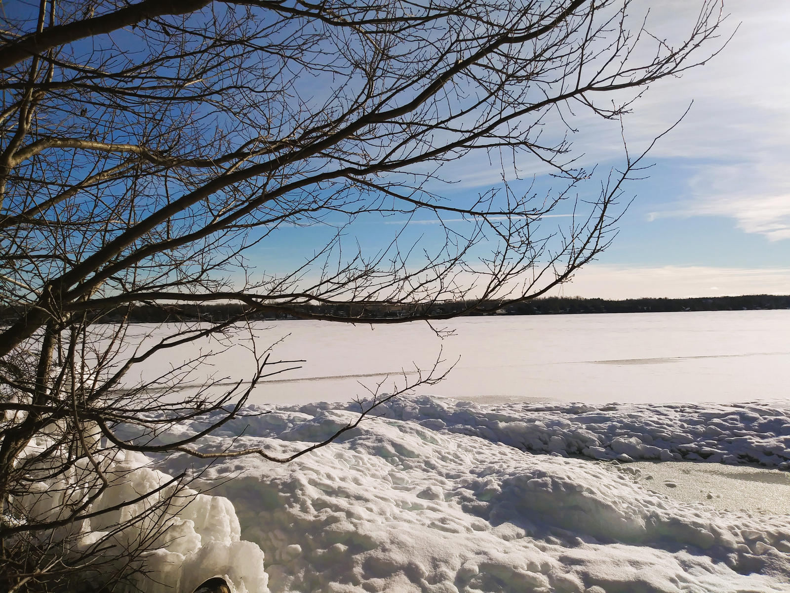 In The Coldness of Winter - Snowy Icy Lake