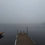 Foggy Day Near The Lake