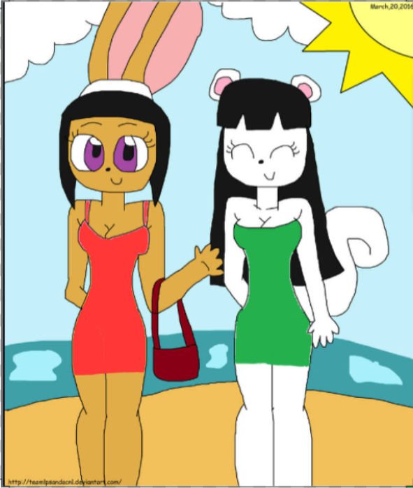 Amelia Rabbit Disney Amelia the rabbit and Ava the squirrel by Leothegreenfox on DeviantArt