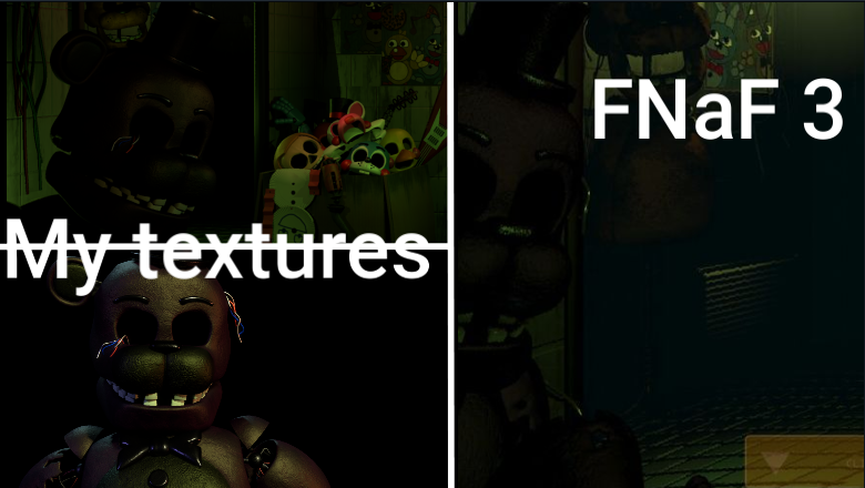 FNaF 3 Blender Map WIP : r/fivenightsatfreddys