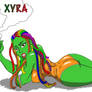 Xyra the Alien Smoking Spliffs