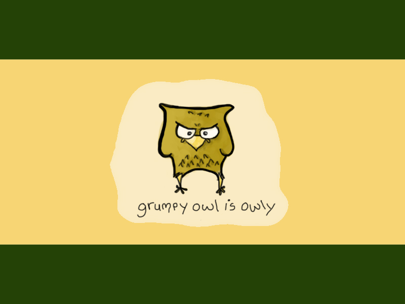 Grumpy Owl