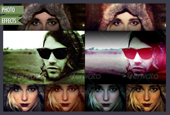 300+ Photoshop Photo Effects Templates