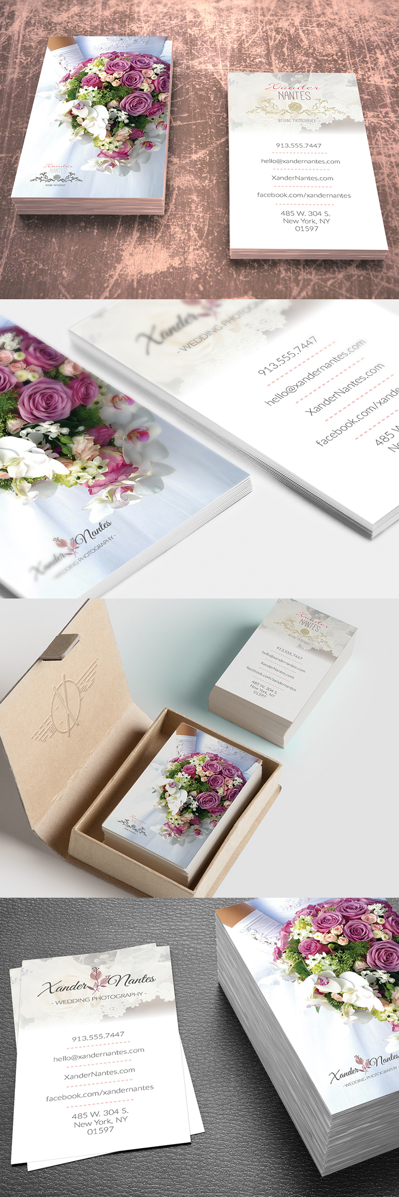 Wedding Photographer Business Card Template