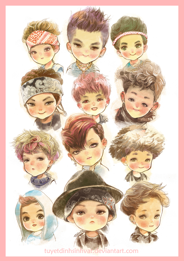 EXO chibi