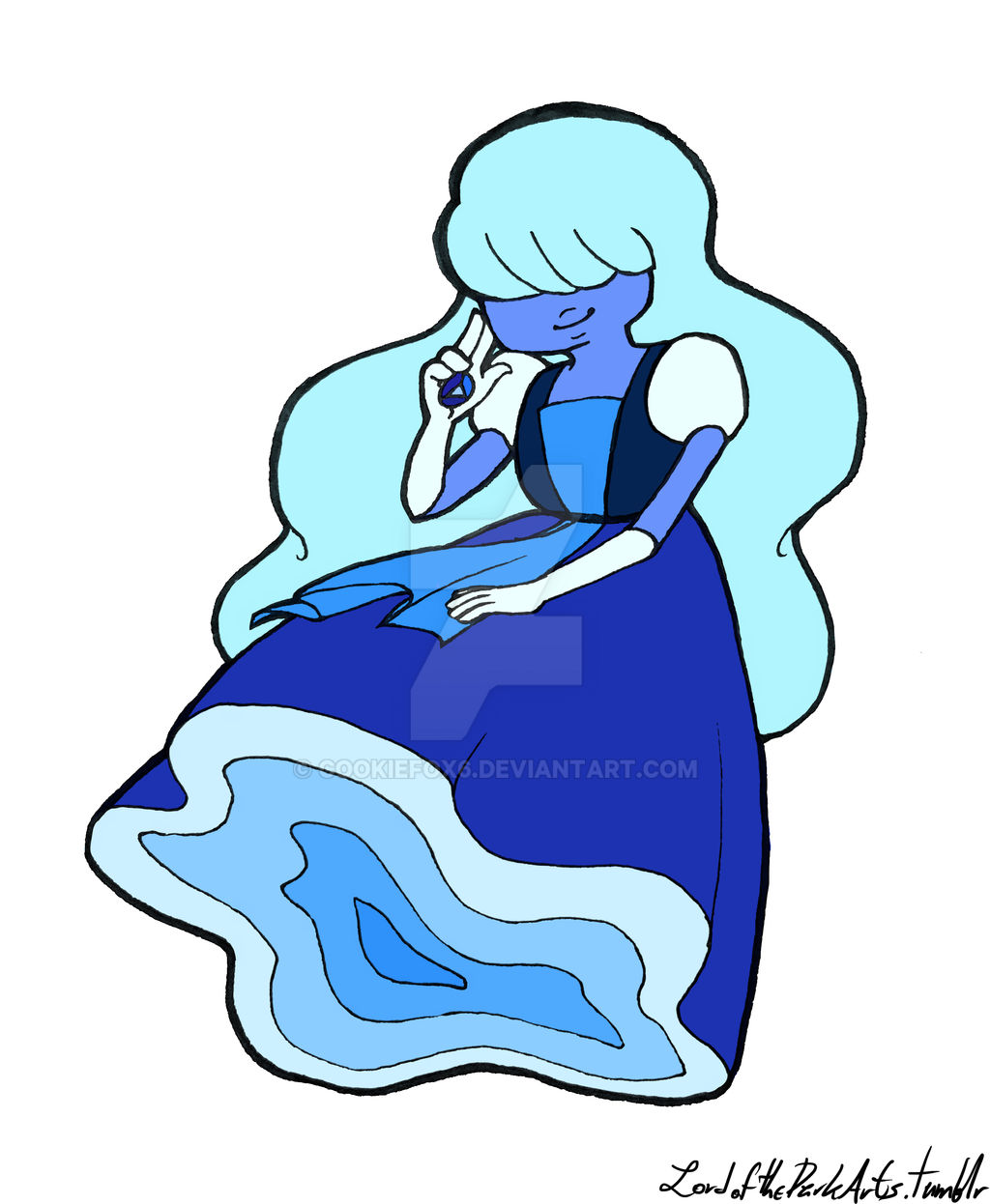 Sapphire Version 1 by CookieFox6 on DeviantArt