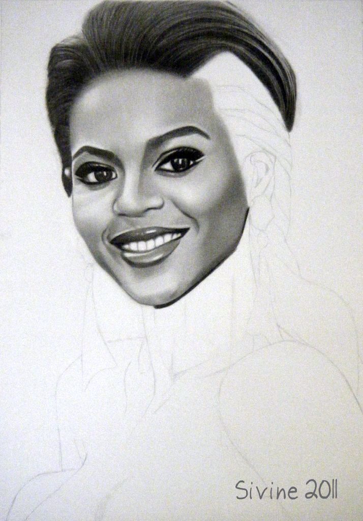 Drawing Beyonce 7