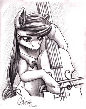 Pencil Portrait - Octavia