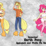 'Humanized' Earth Pony - AJ and Pinkie Design