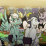 Wonderbolts' Off Time in Las Pegasus