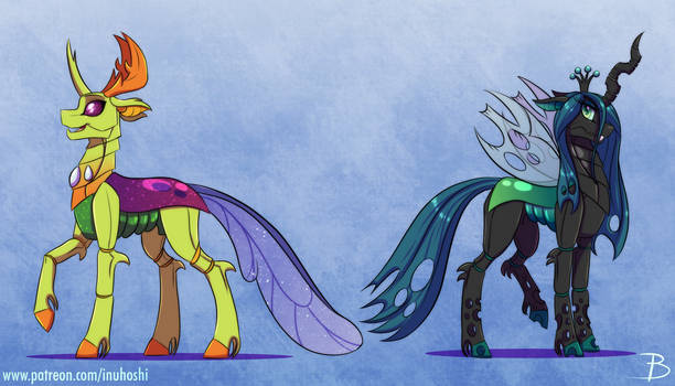 King Thorax and Queen Chrysalis