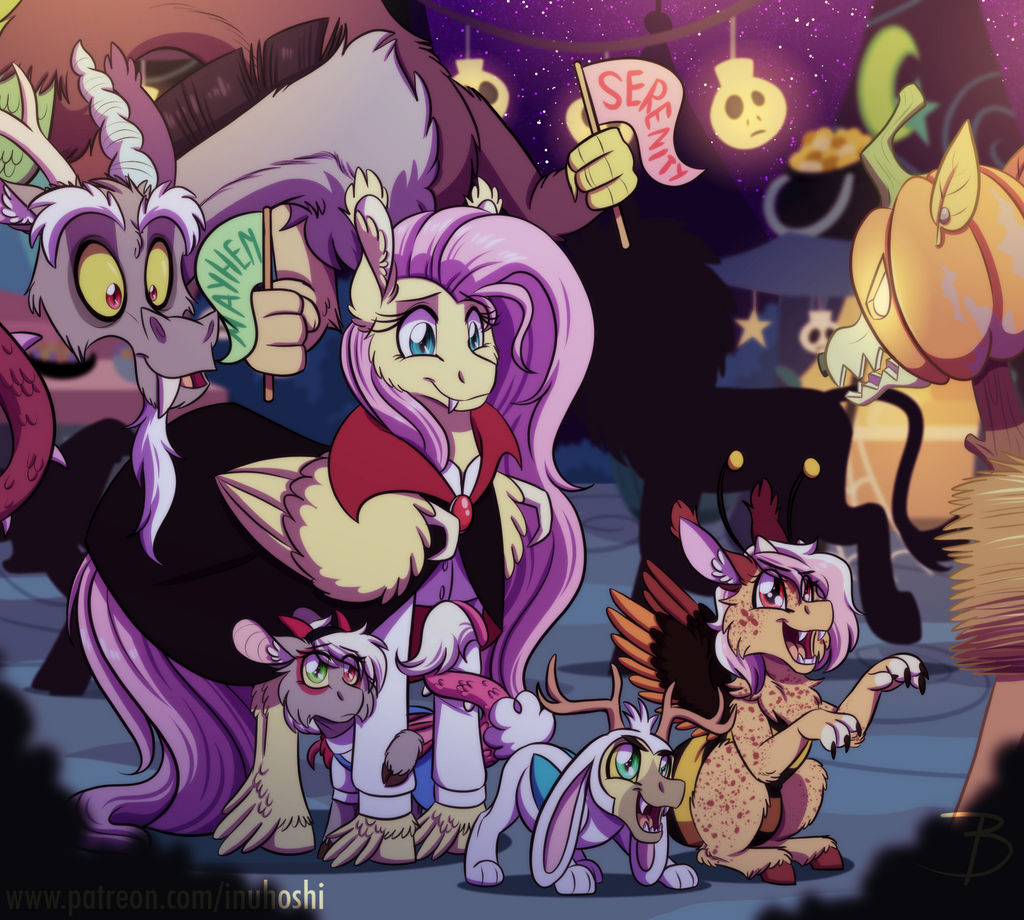 Mlp Bodyguards MLP:YL - Nightmare Night Bodyguards by InuHoshi-to-DarkPen on DeviantArt