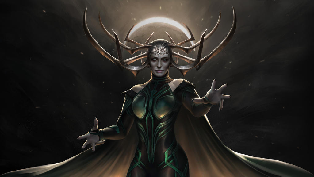 Hela - The Goddess of Death by IndahAlditha