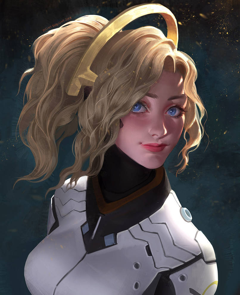 Fan Art : Mercy by IndahAlditha