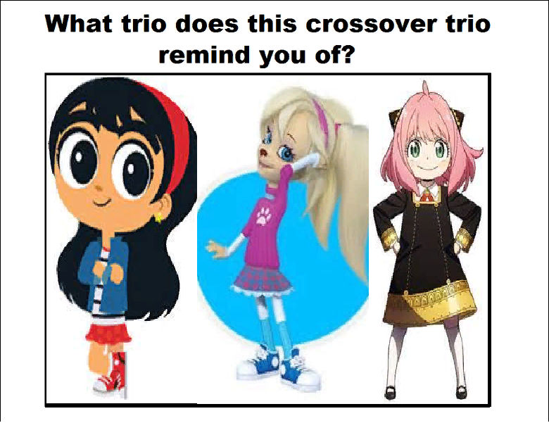 What Trio Does Alice Rosie and Anya Forger by invadersylvine123 on ...
