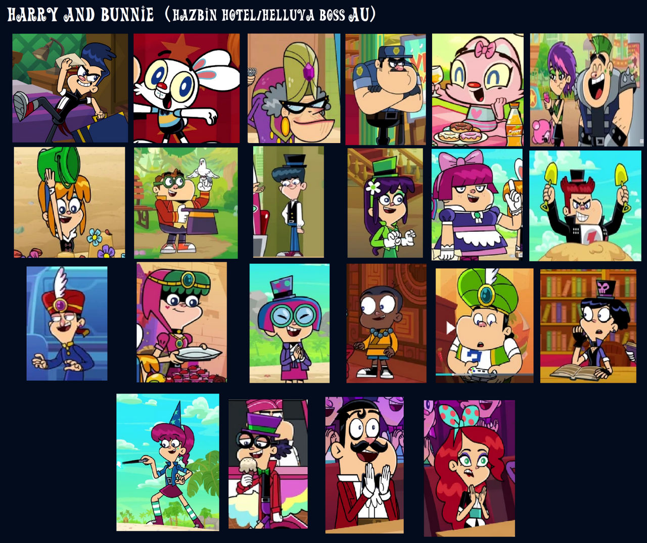 Harry and Bunnie (Hazbin Hotel/Helluva Boss AU) by invadersylvine123 on ...