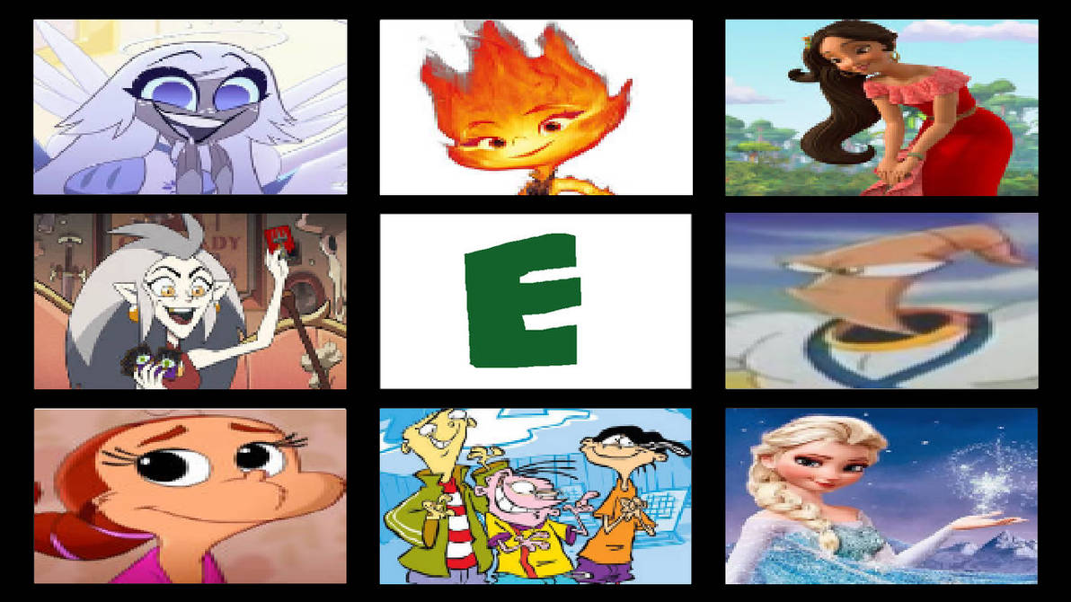 My Favorite Letter E Characters Used by invadersylvine123 on DeviantArt