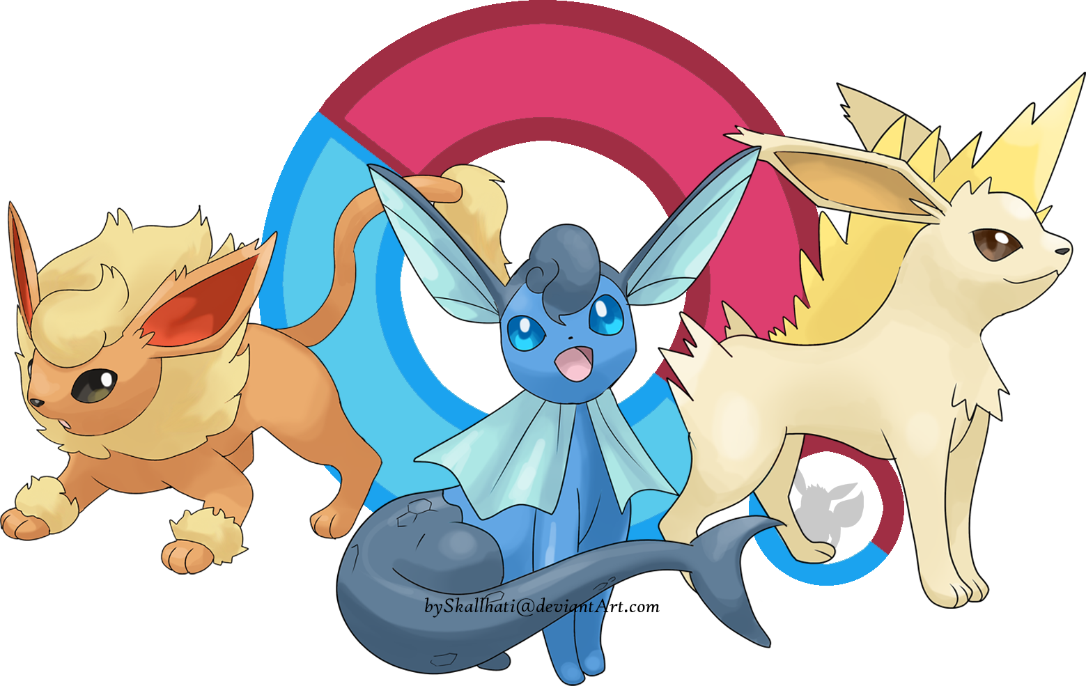 Eevee Agua by galletadalmata321 on DeviantArt