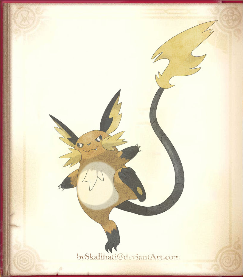 Paradox Raichu (Scarlet Book) by Skallhati on DeviantArt