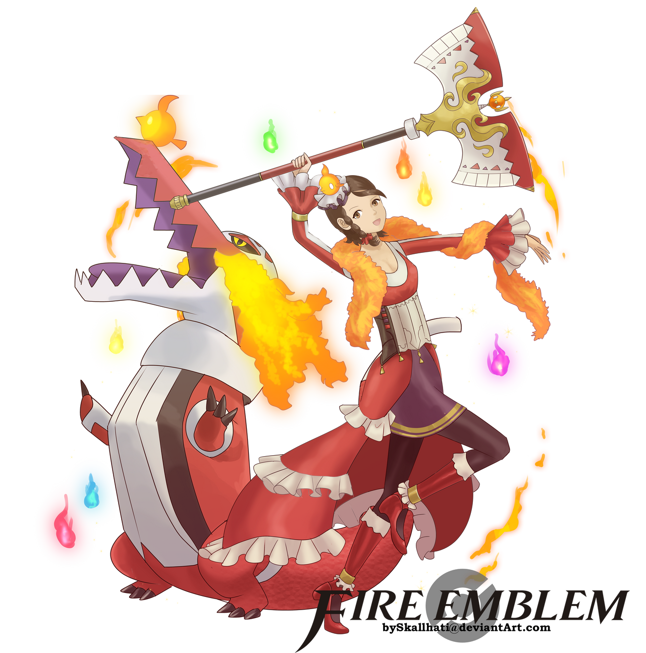 Fire Type Custom FireEmblemXPokemon Juliana (Fire-Type) by Skallhati on DeviantArt