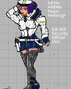 The Lost Days- Major (Arena Cop Skin) colored