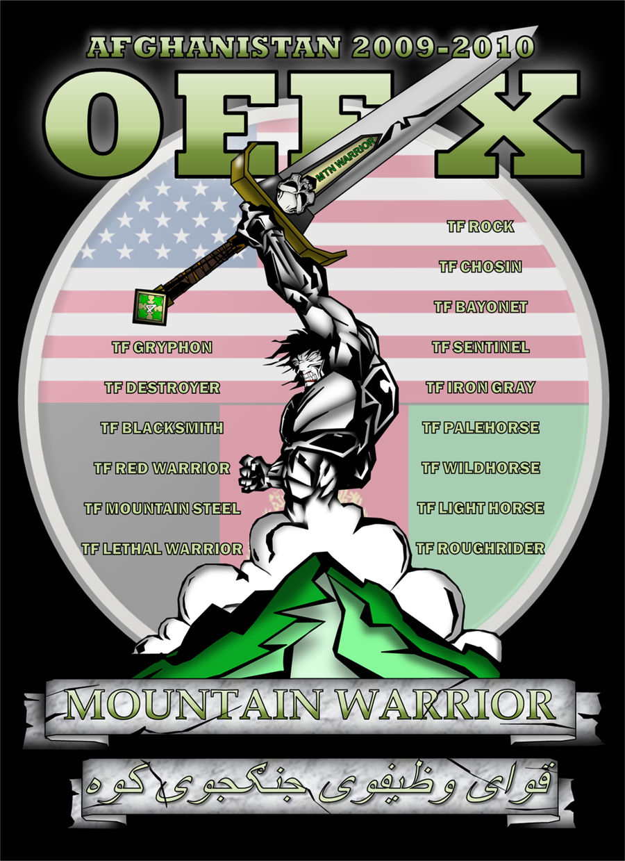 Mountain Warrior T Shirt Back