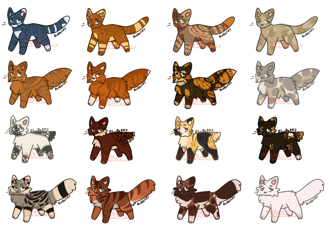 Cat Base Adopts(Close) by OliveWingedFox on DeviantArt